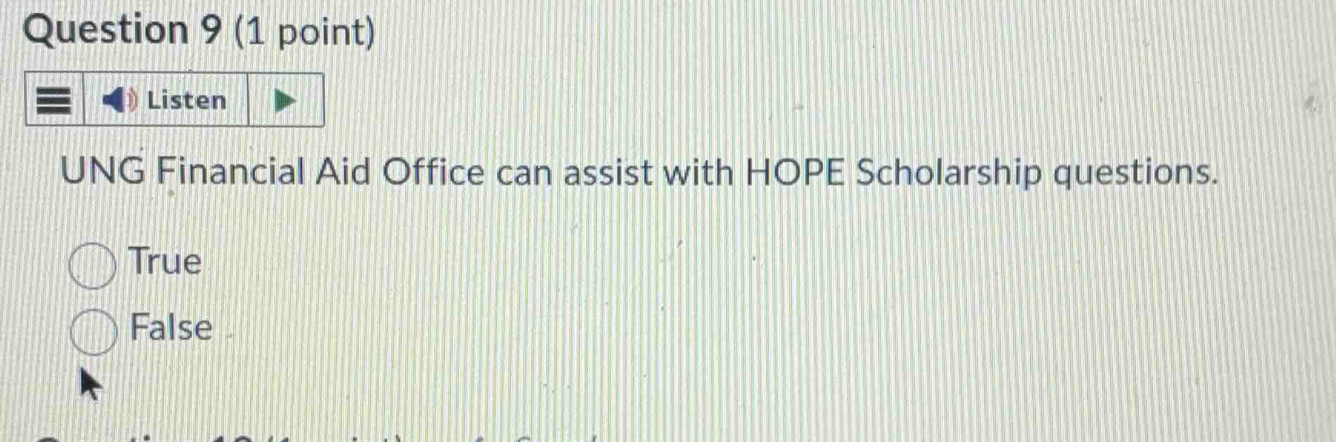 question 9 (1 point) listen ung financial aid office can assist with ho…