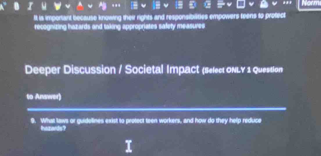 it is important because knowing their rights and responsibilities empow…