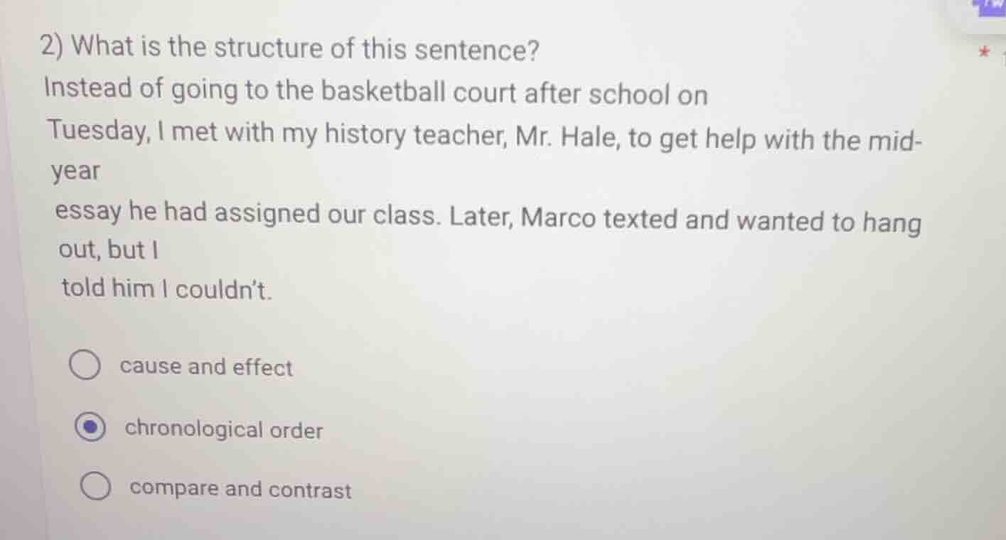 2) what is the structure of this sentence? instead of going to the bask…