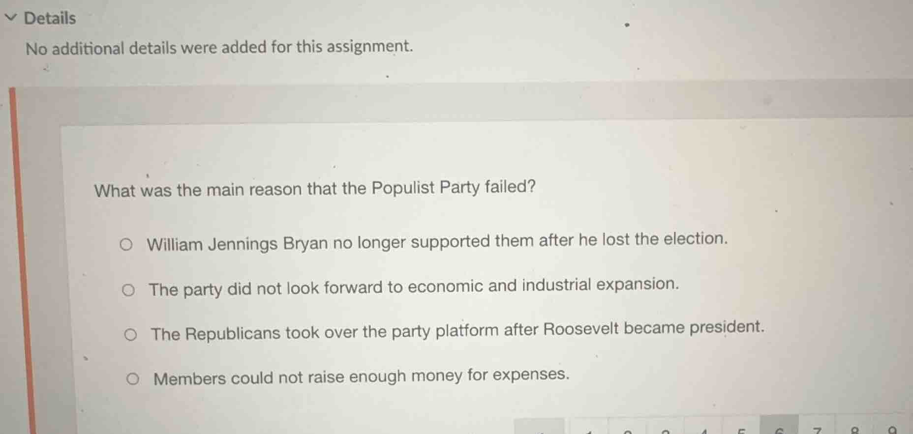 what was the main reason that the populist party failed? william jennin…