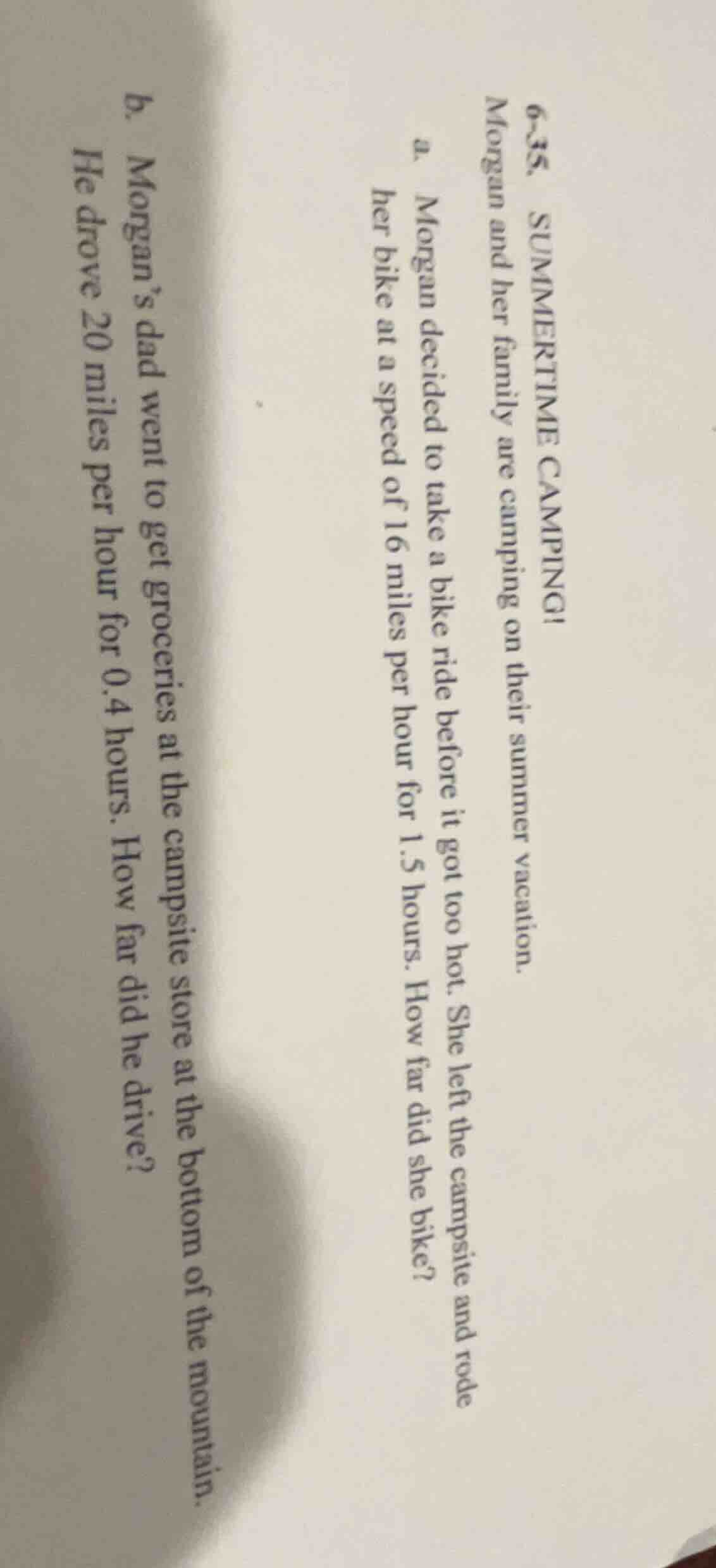 6-35. summertime camping! morgan and her family are camping on their su…