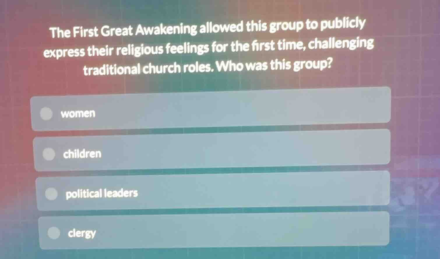 the first great awakening allowed this group to publicly express their …