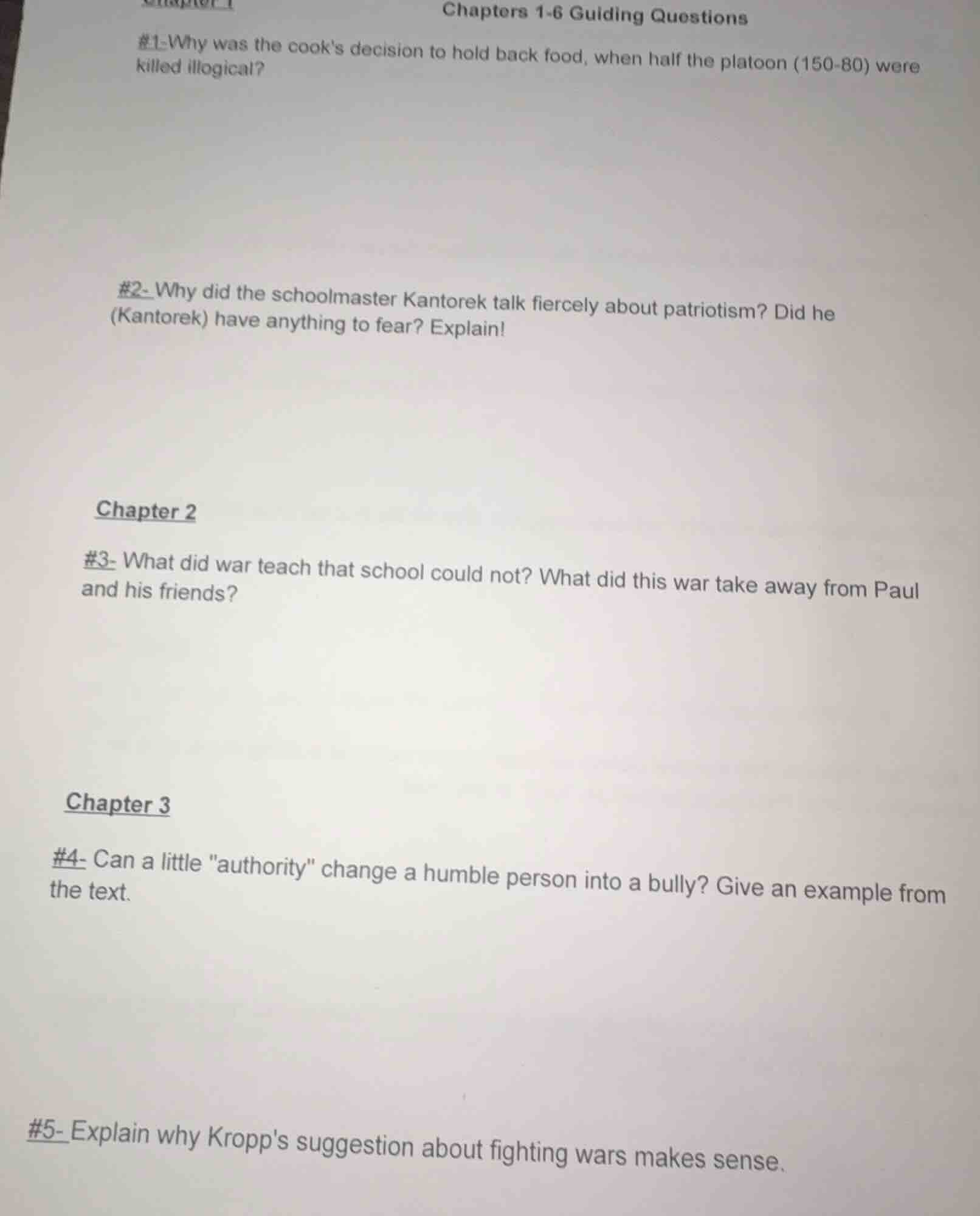 chapters 1-6 guiding questions #1-why was the cooks decision to hold ba…
