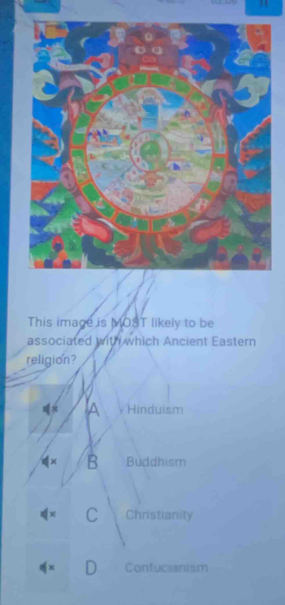 this image is most likely to be associated with which ancient eastern r…