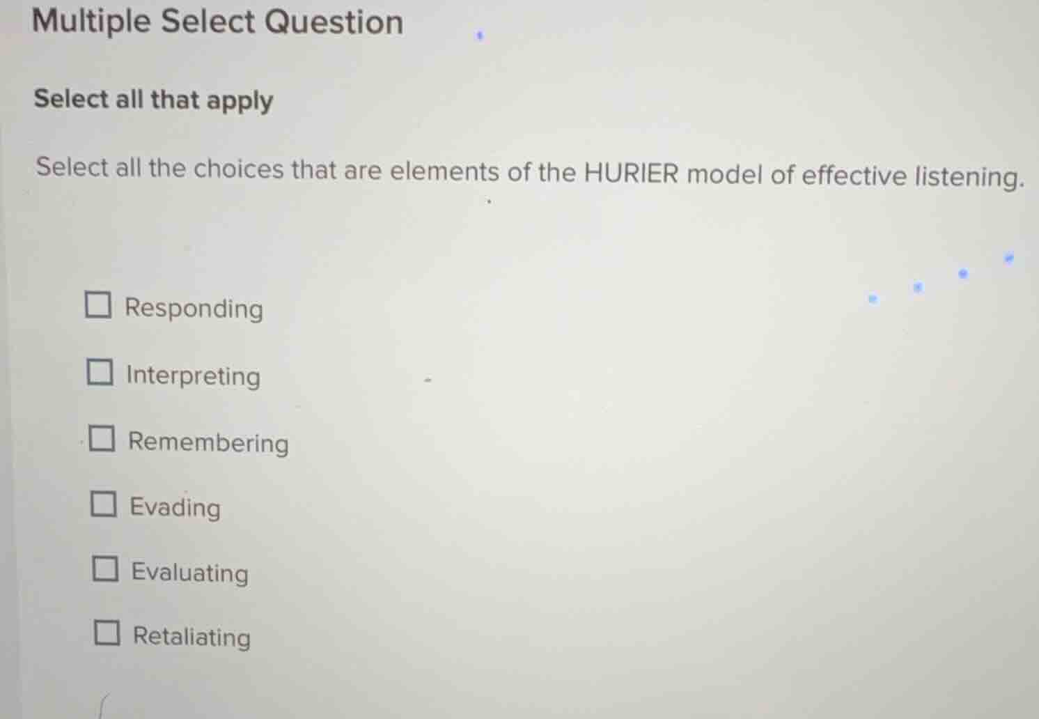 multiple select question select all that apply select all the choices t…