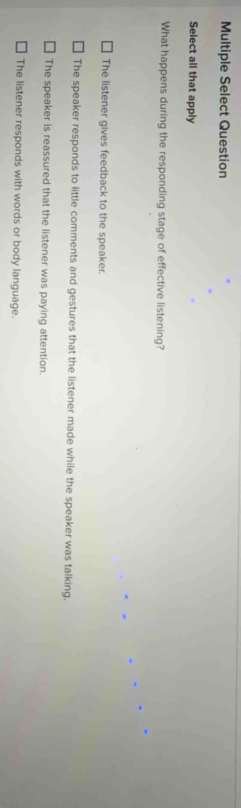 multiple select question select all that apply what happens during the …