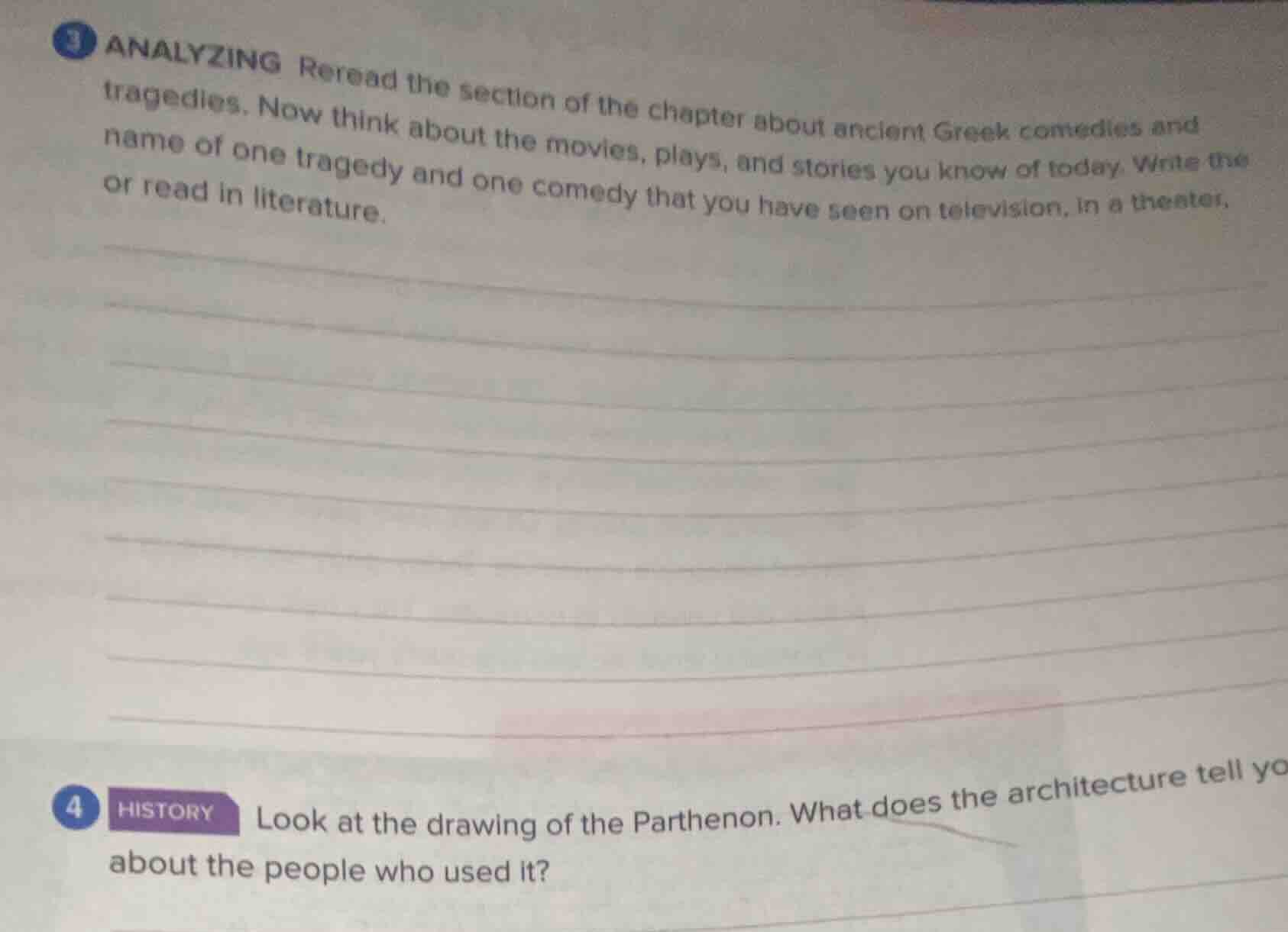 3 analyzing reread the section of the chapter about ancient greek comed…