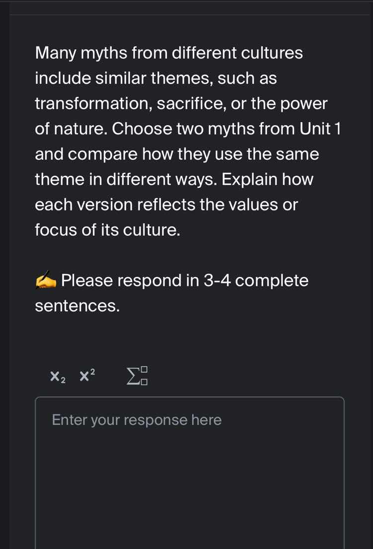 many myths from different cultures include similar themes, such as tran…