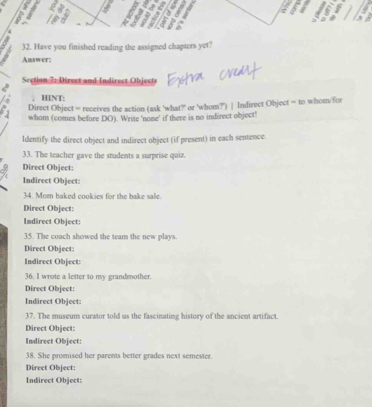 32. have you finished reading the assigned chapters yet? answer: sectio…