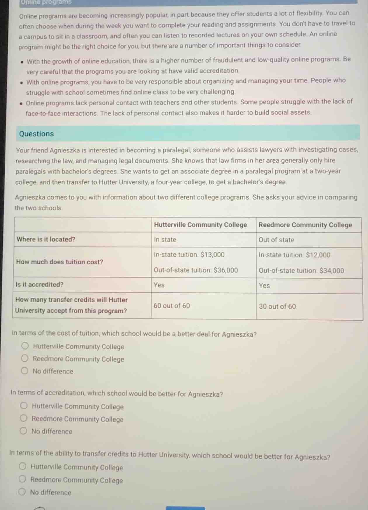 online programs online programs are becoming increasingly popular, in p…