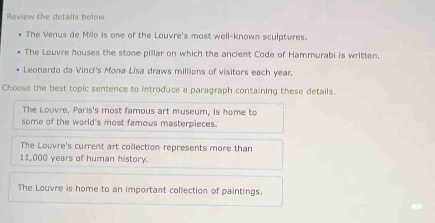 review the details below. - the venus de milo is one of the louvres mos…