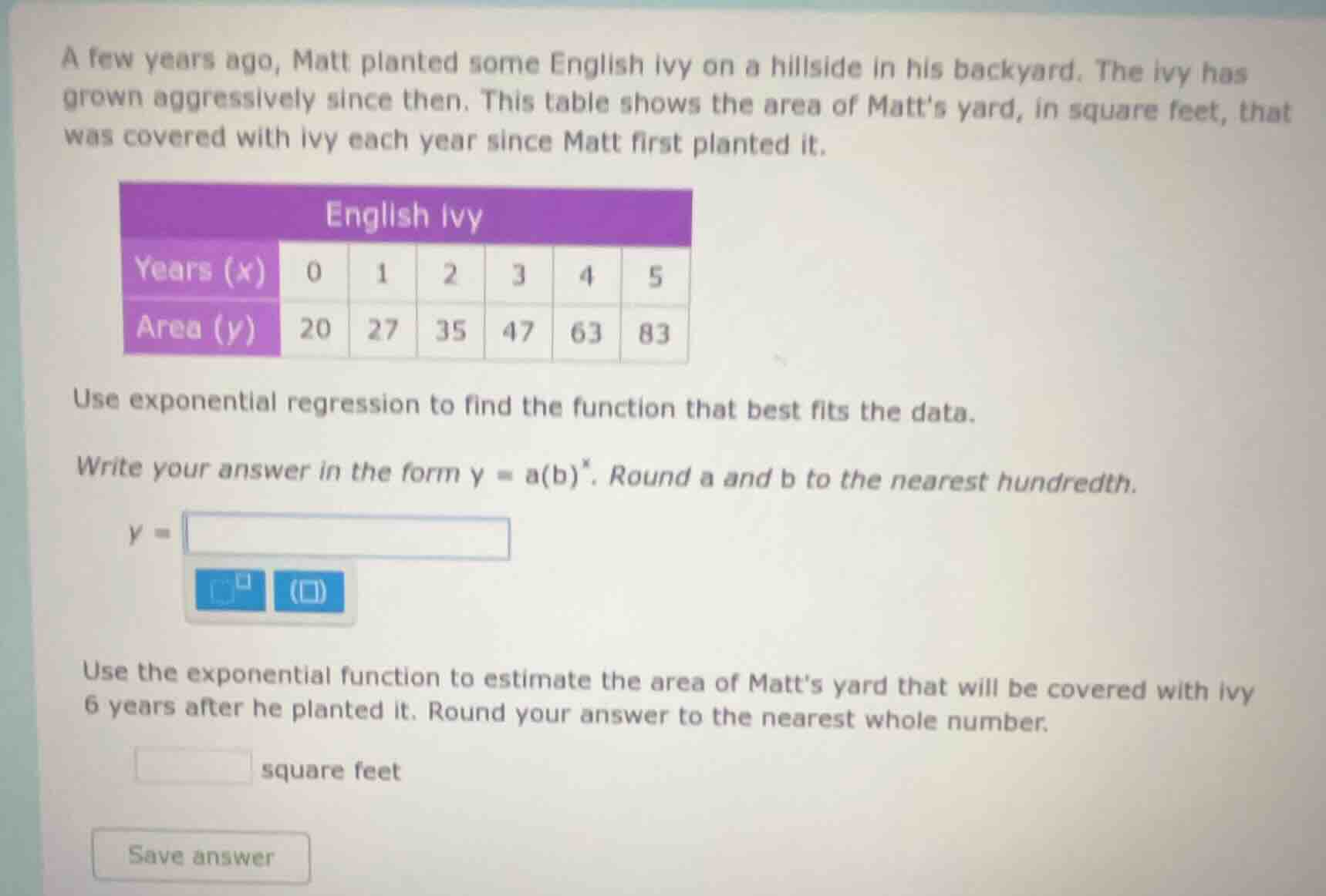 a few years ago, matt planted some english ivy on a hillside in his bac…