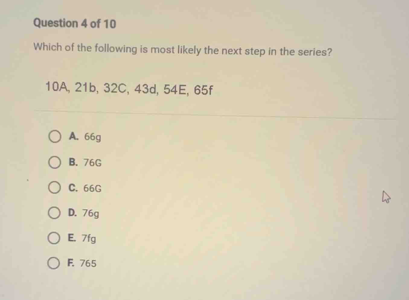 question 4 of 10 which of the following is most likely the next step in…