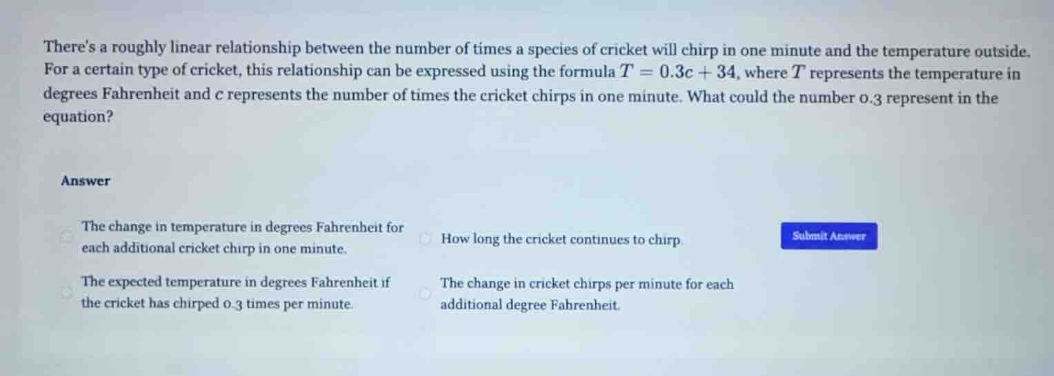theres a roughly linear relationship between the number of times a spec…