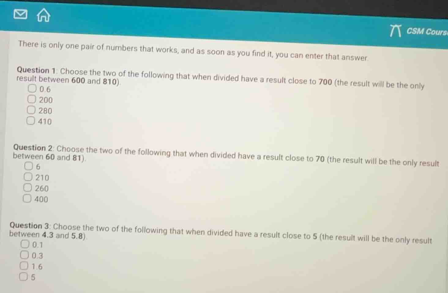 there is only one pair of numbers that works, and as soon as you find i…