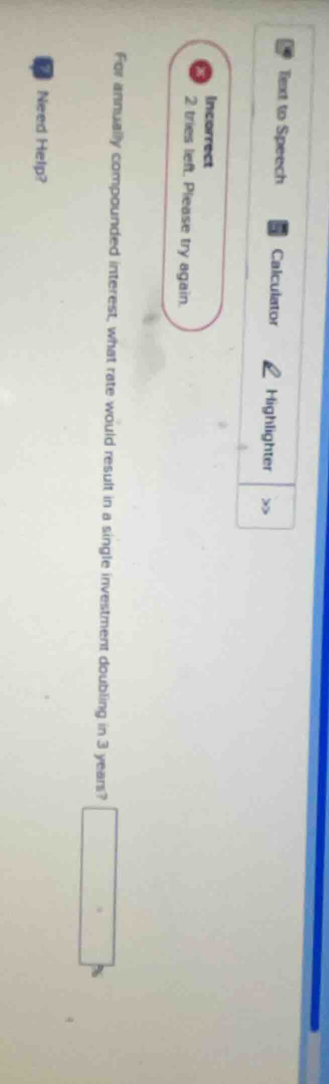 for annually compounded interest, what rate would result in a single in…