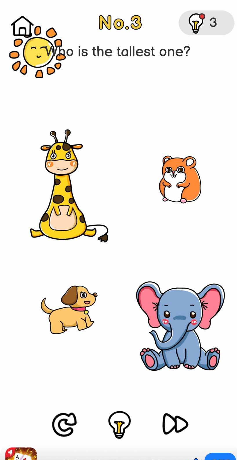 no.3 who is the tallest one?