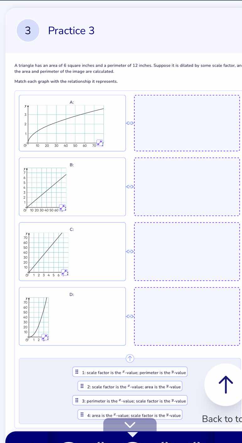 a triangle has an area of 6 square inches and a perimeter of 12 inches.…