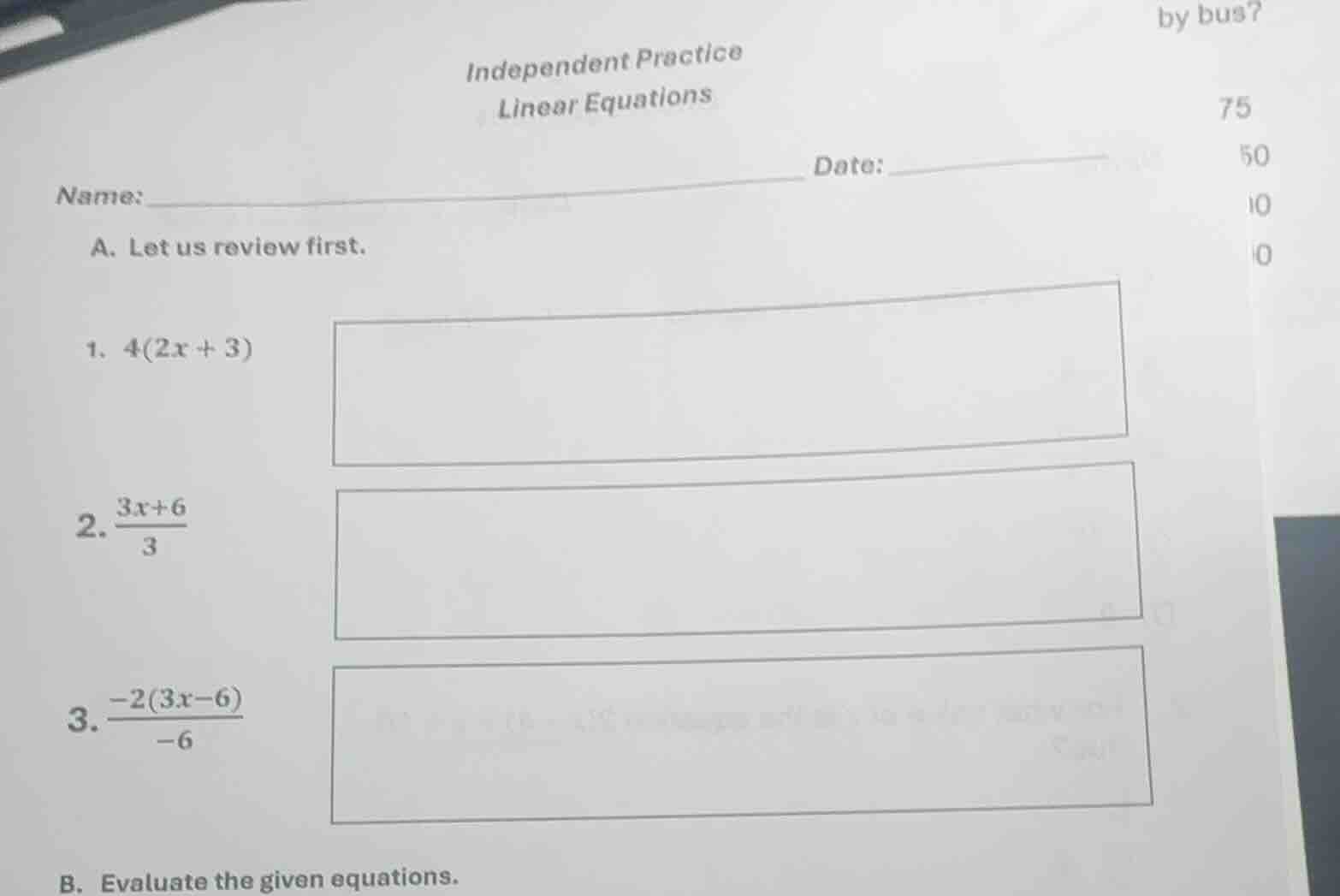 independent practice linear equations name: ___________________________…