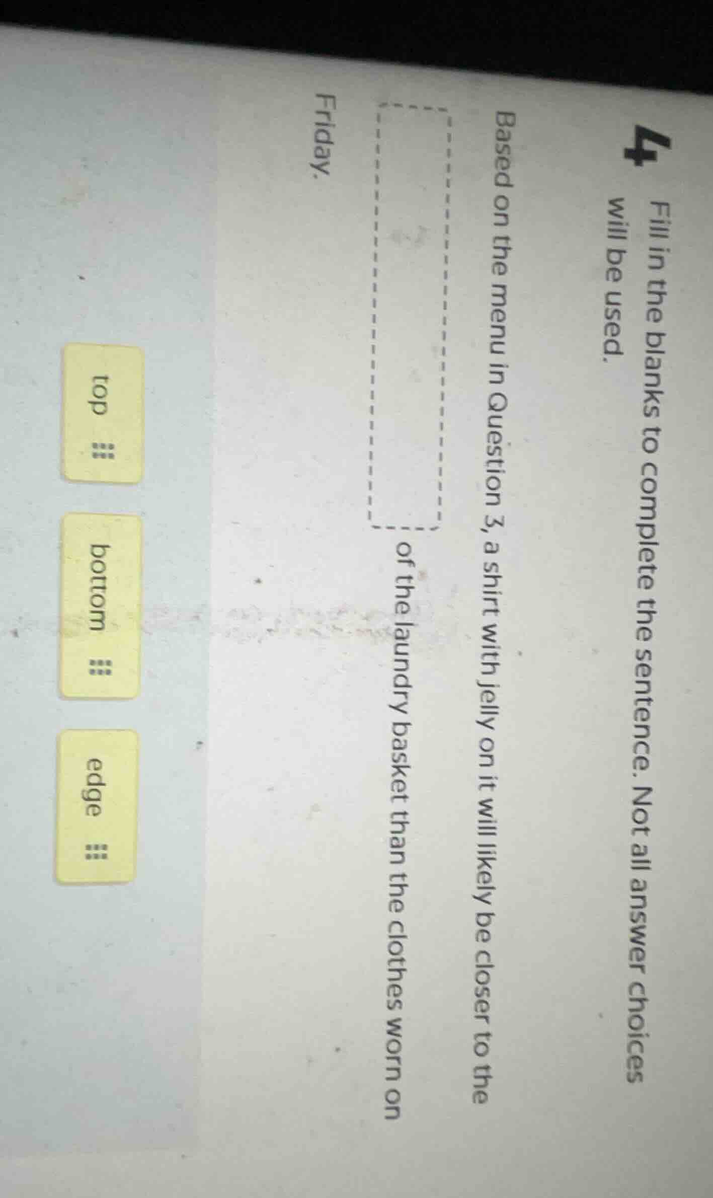 4 fill in the blanks to complete the sentence. not all answer choices w…