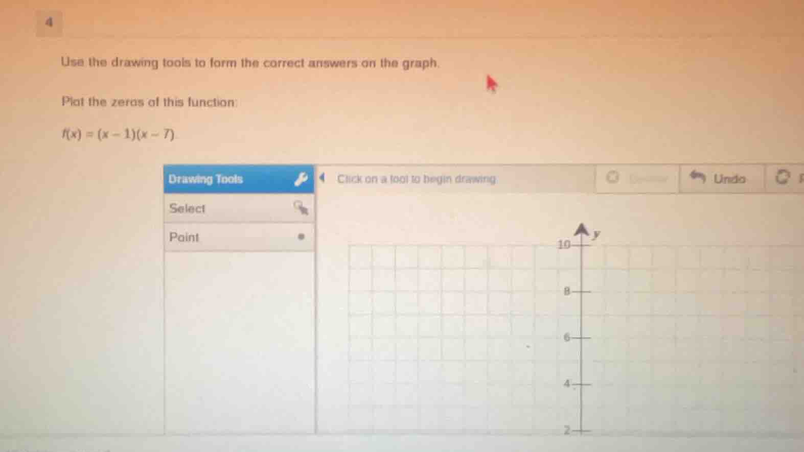 use the drawing tools to form the correct answers on the graph. plot th…