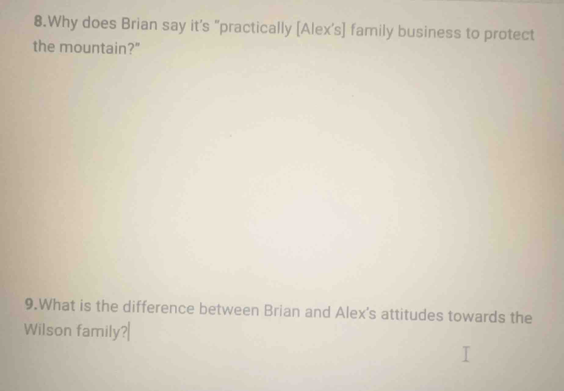 8.why does brian say it’s \practically alex’s family business to protec…