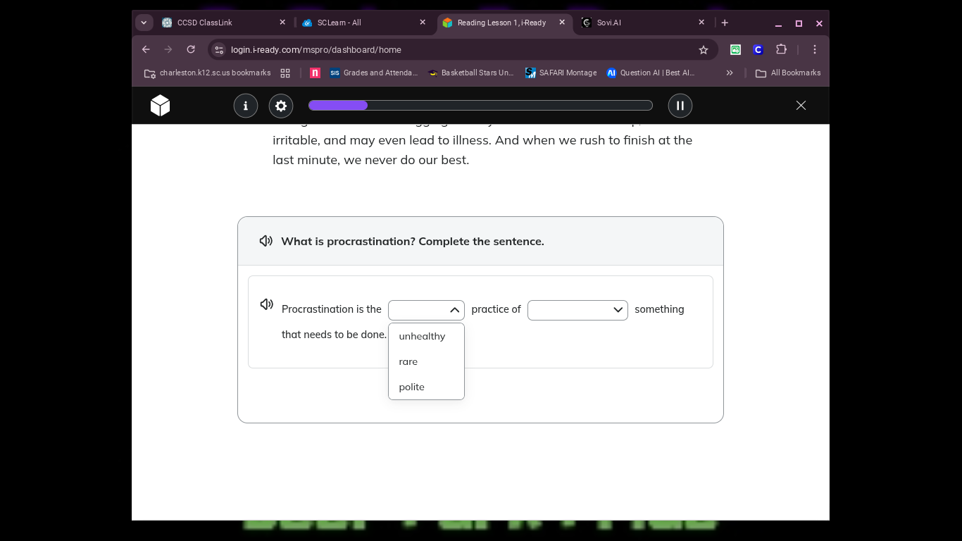 irritable, and may even lead to illness. and when we rush to finish at …