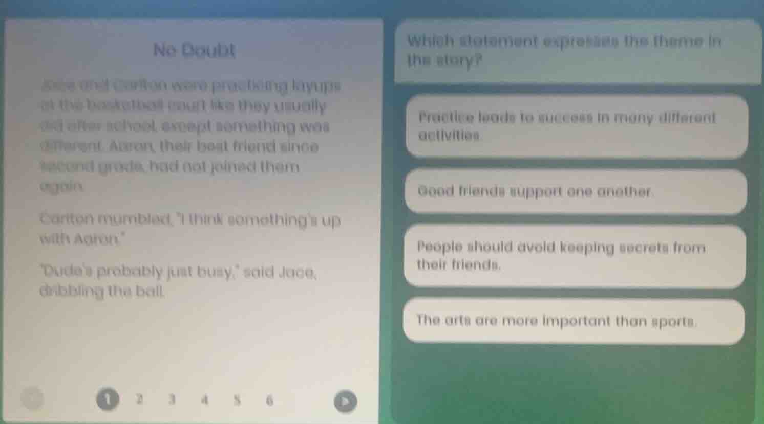 no doubt jace and carlton were practicing layups on the basketball cour…