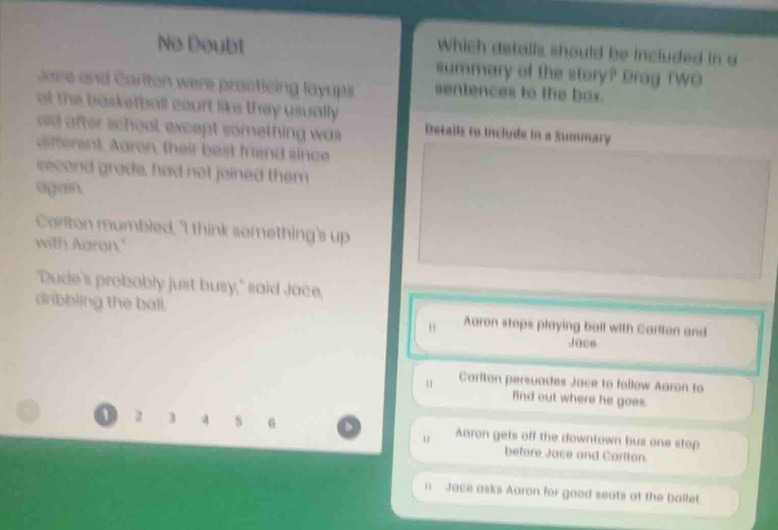 no doubt jace and carlton were practicing layups on the basketball cour…