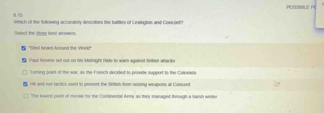 8.15 which of the following accurately describes the battles of lexingt…