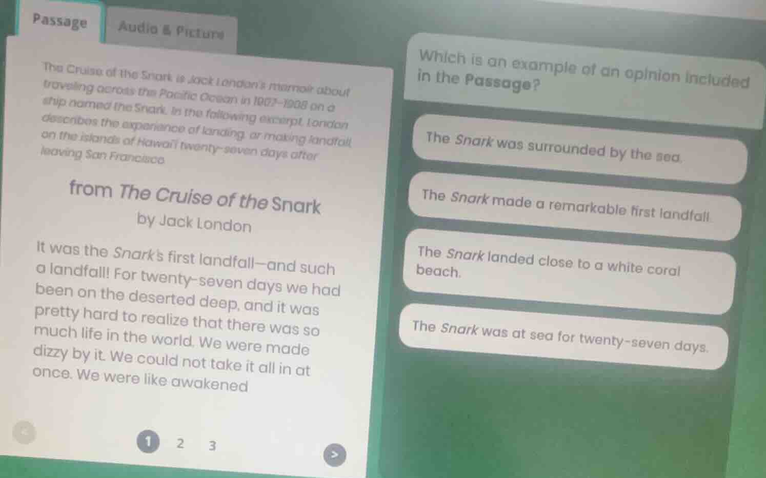 passage audio & picture the cruise of the snark is jack londons memoir …