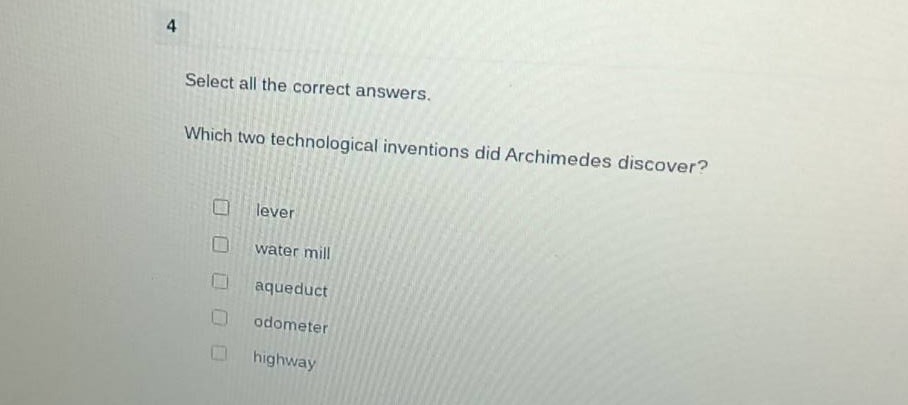 4 select all the correct answers. which two technological inventions di…