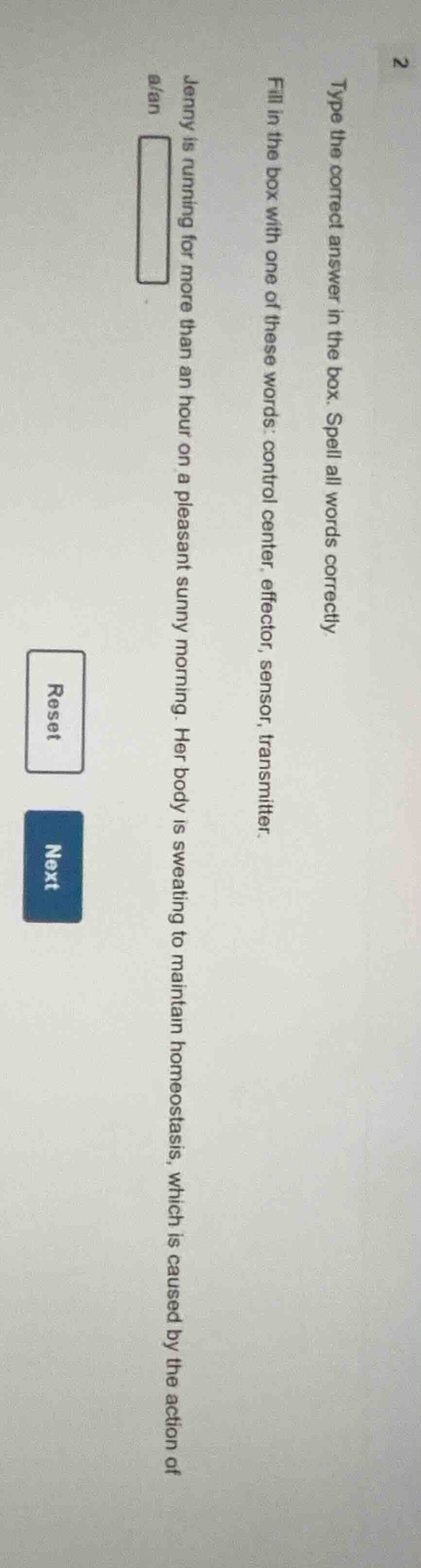 type the correct answer in the box. spell all words correctly. fill in …