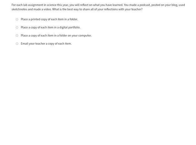 for each lab assignment in science this year, you will reflect on what …