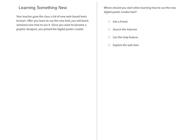 learning something new your teacher gave the class a list of new web - …