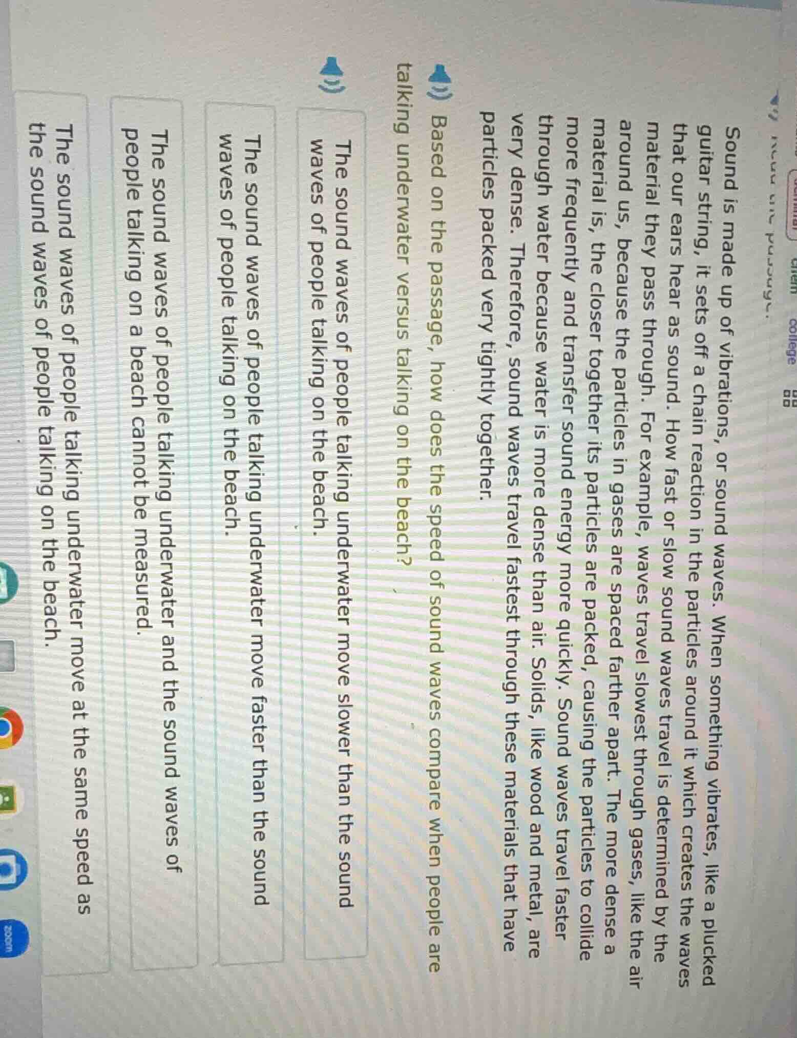 sound is made up of vibrations, or sound waves. when something vibrates…