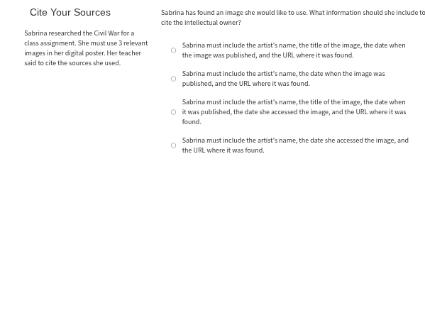 cite your sources sabrina researched the civil war for a class assignme…