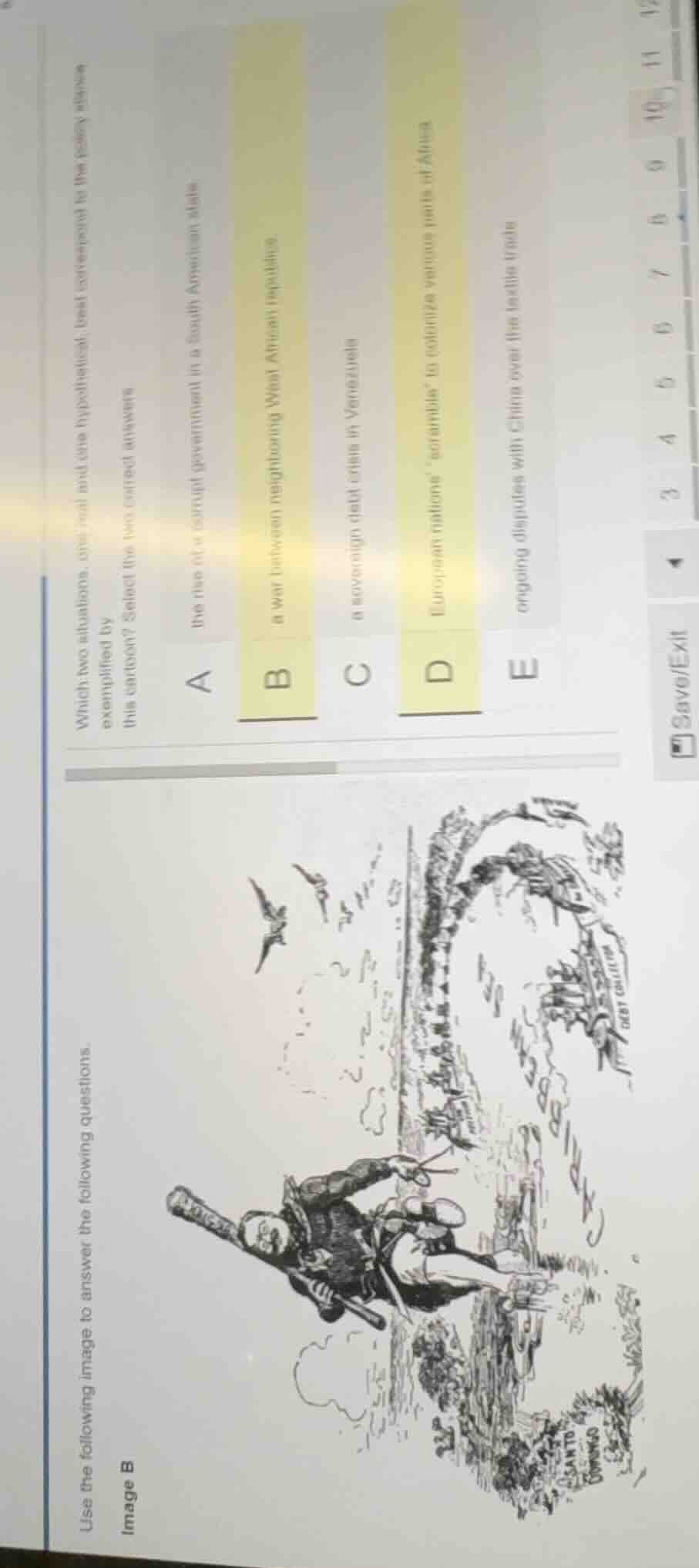 use the following image to answer the following questions. image b whic…