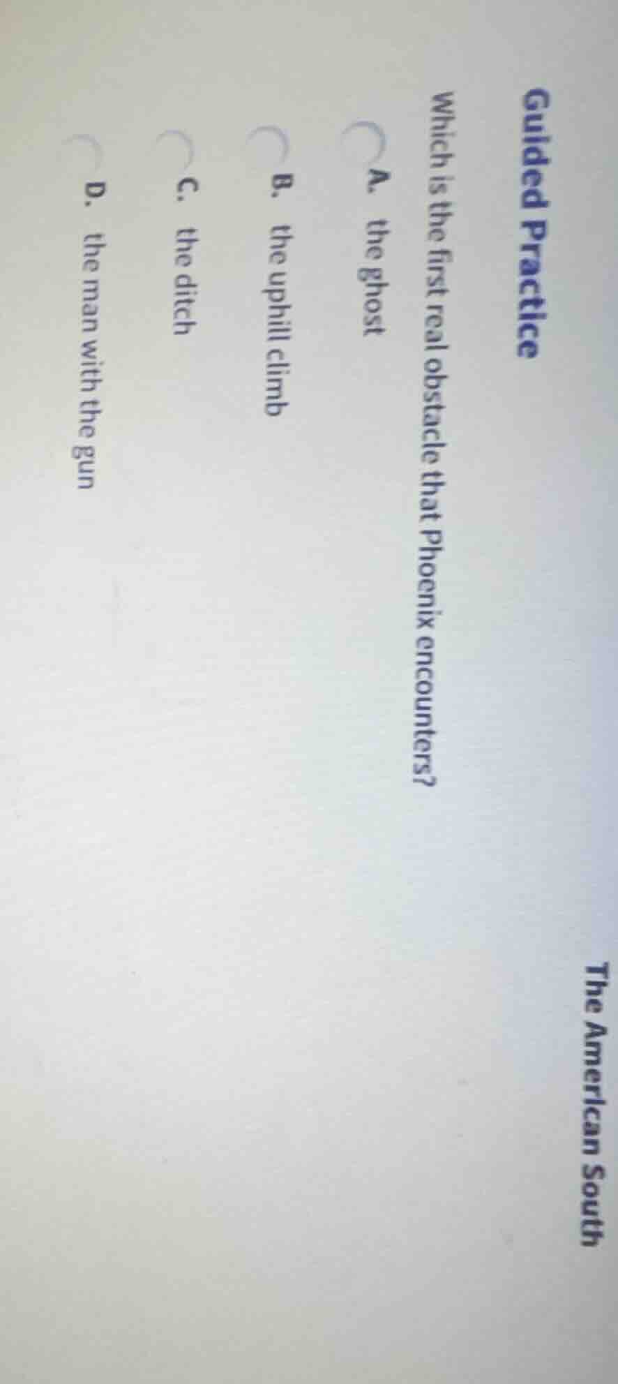 guided practice which is the first real obstacle that phoenix encounter…