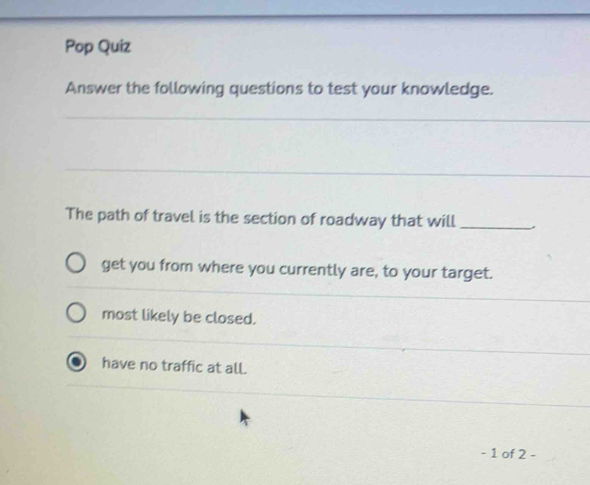 pop quiz answer the following questions to test your knowledge. the pat…