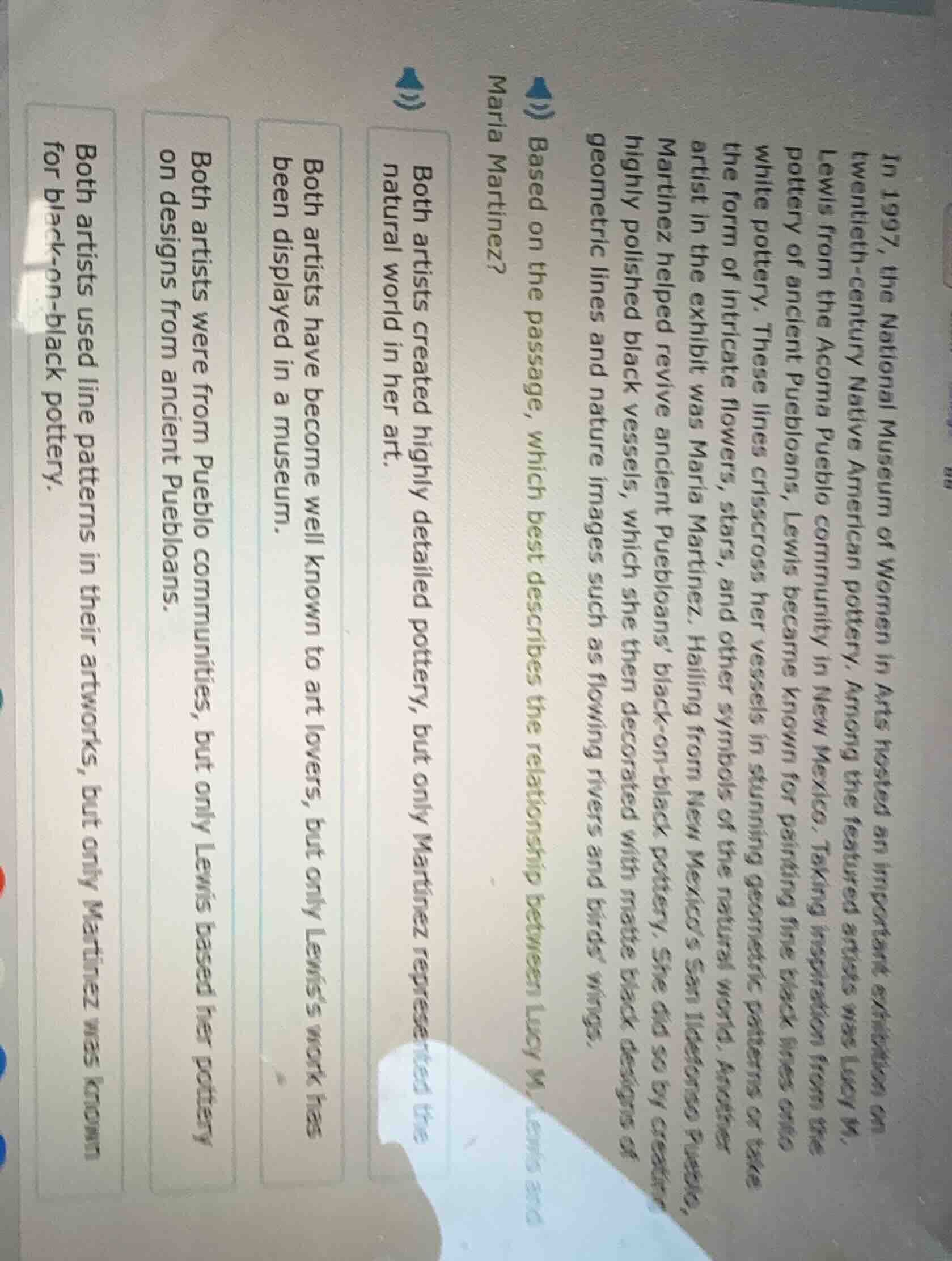 in 1997, the national museum of women in arts hosted an important exhib…