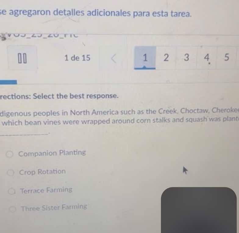 se agregaron detalles adicionales para esta tarea. rections: select the…