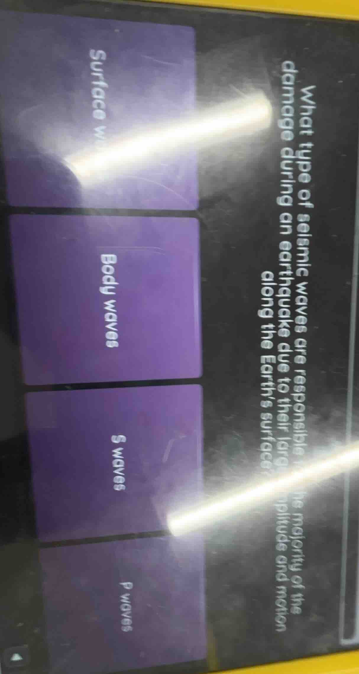 what type of seismic waves are responsible damage during an earthquake …