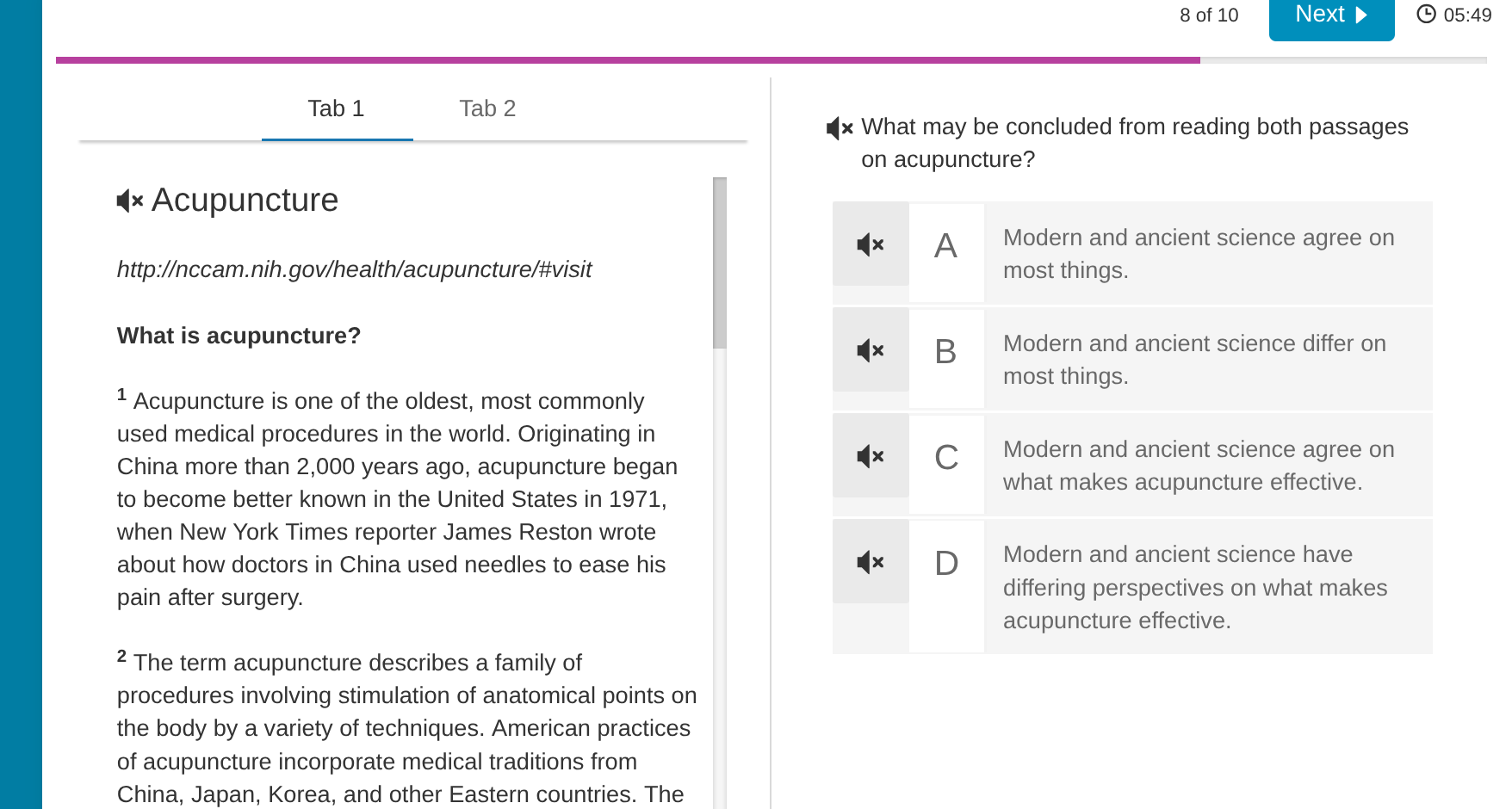 acupuncture http://nccam.nih.gov/health/acupuncture/#visit what is acup…