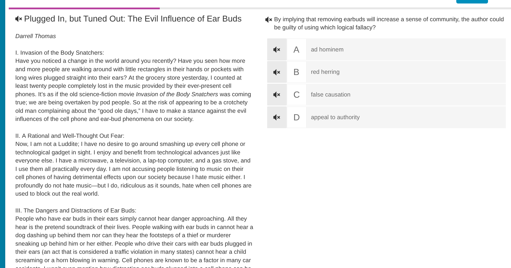 plugged in, but tuned out: the evil influence of ear buds darrell thoma…
