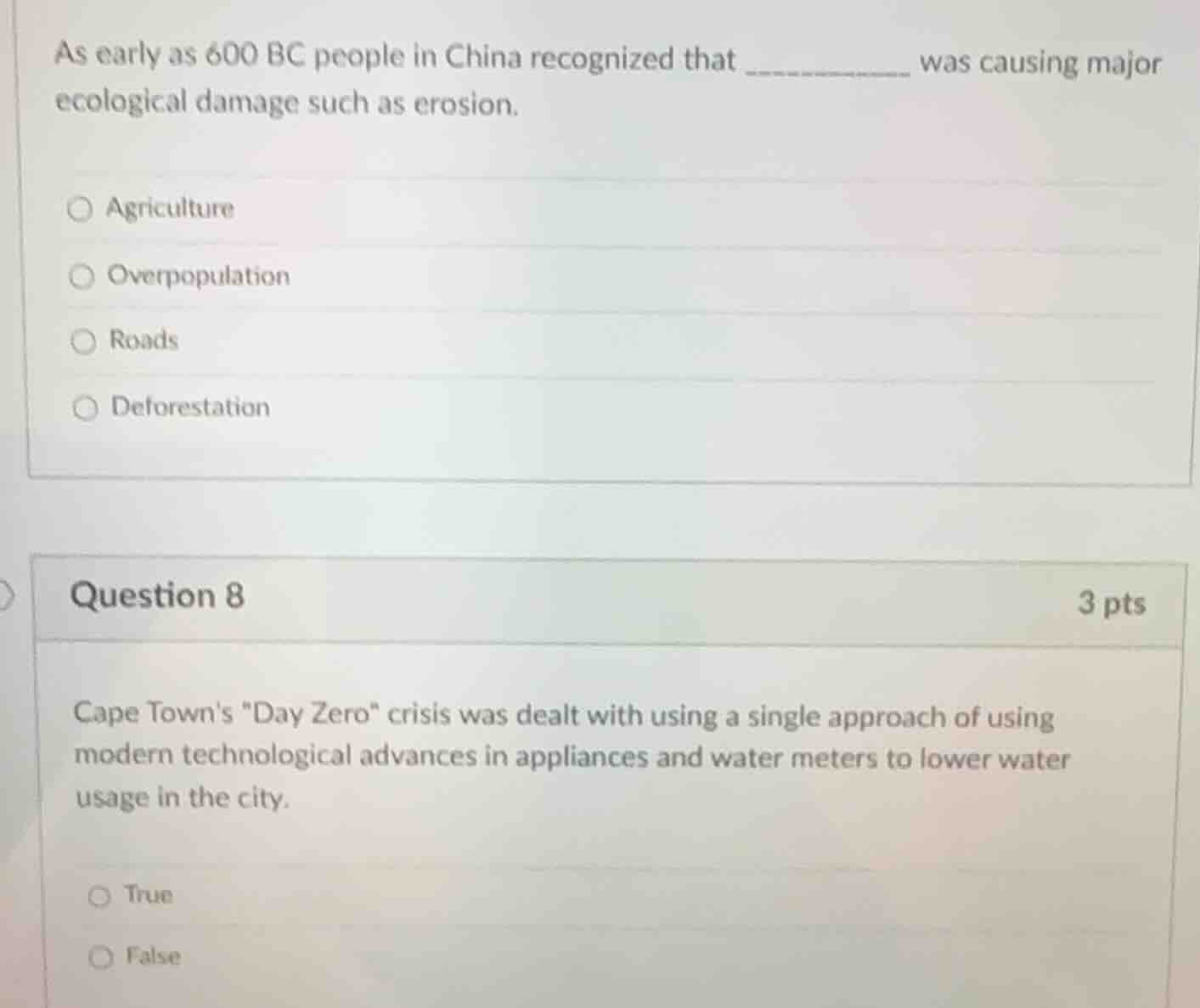 as early as 600 bc people in china recognized that ________ was causing…