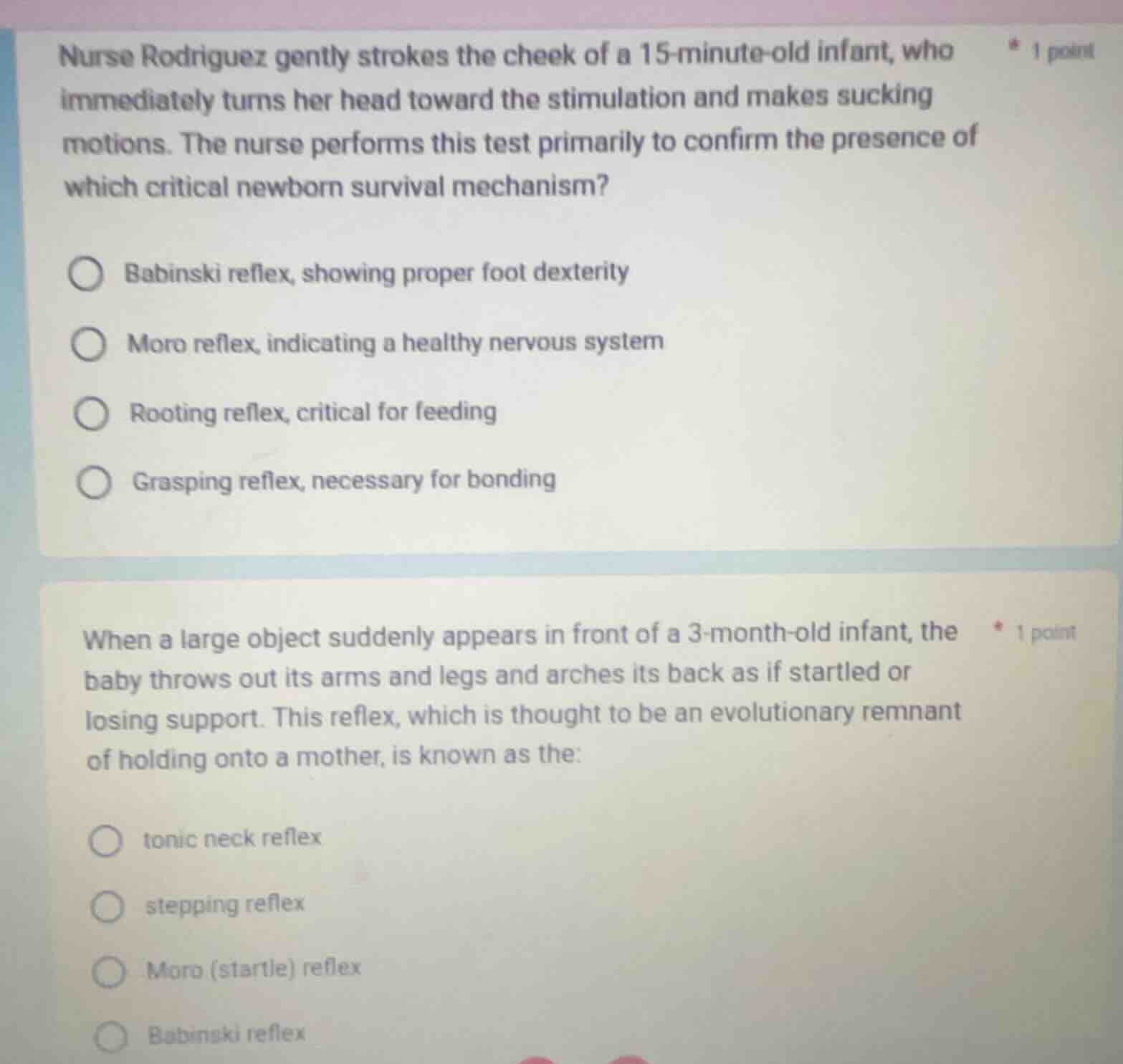 nurse rodriguez gently strokes the cheek of a 15 - minute - old infant,…