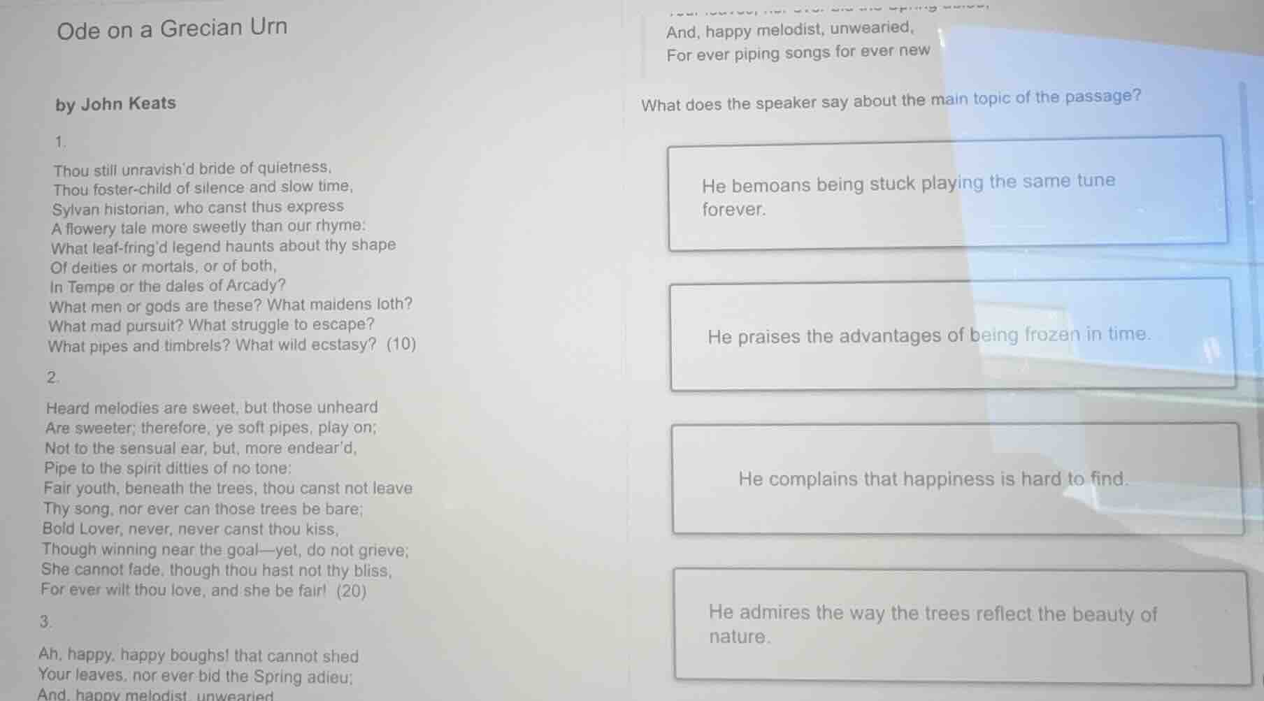 ode on a grecian urn by john keats 1. thou still unravishd bride of qui…