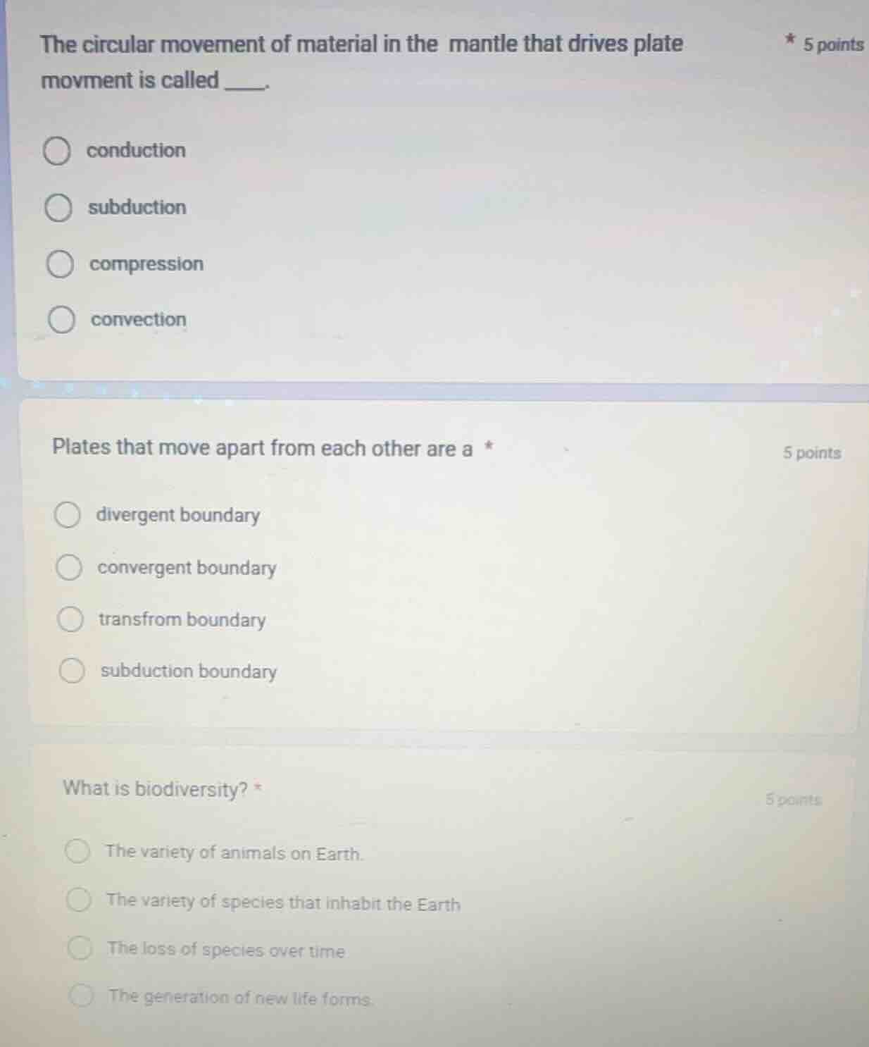 the circular movement of material in the mantle that drives plate movme…