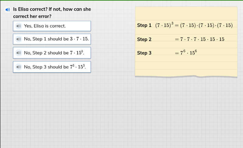is elisa correct? if not, how can she correct her error? yes, elisa is …
